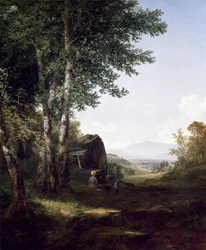 Ansicht des Mansfield Mountain, 1849