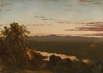 Sonnenuntergangslandschaft