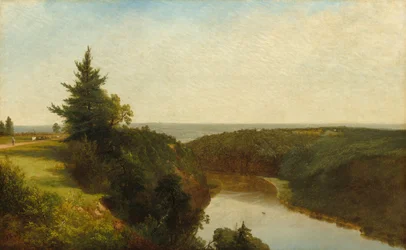 Blick auf den Genesee in der Nähe von Mount Morris, 1857