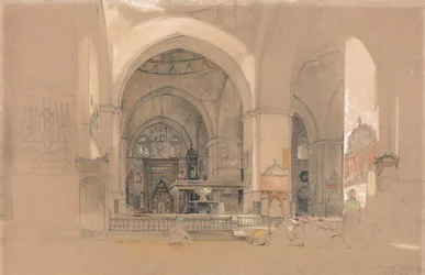 Innenraum der Großen Moschee, (Ulucami) Bursa, Türkei