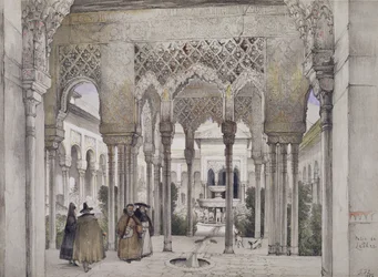 Der Löwenhof (Patio de los Leones), aus 