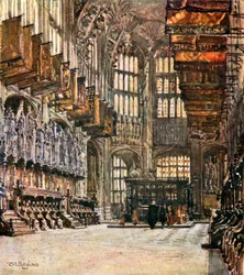 Die Kapelle von Heinrich VII., Blick nach Osten