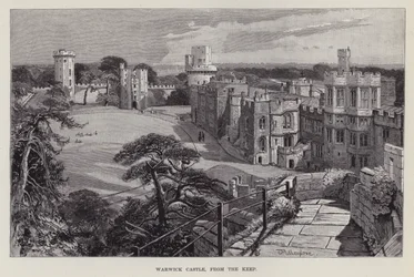 Warwick Castle, vom Bergfried