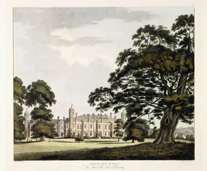 Cobham Hall in Kent, 1800