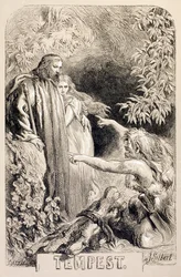 Illustration für Der Sturm, aus 