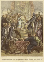 Simon de Montfort und die Barone fordern Reformen von Heinrich III. (1258 n. Chr.)