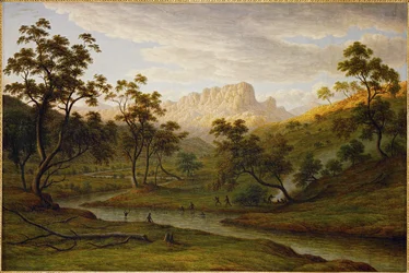 Sonnenuntergang in Ben Lomond, Tasmanien