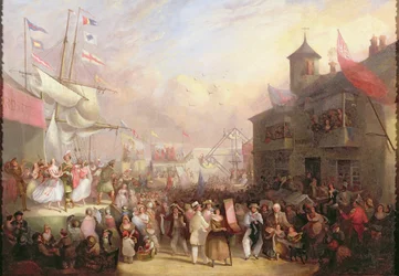 Quay Jahrmarkt, 1850
