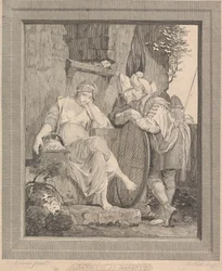 Banditen auf dem Markt (Nummer 41 des Katalogs Mortimer Ausstellung 1968)