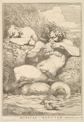 Musikalisches Monster aus Fünfzehn Radierungen, Sir Joshua Reynolds gewidmet