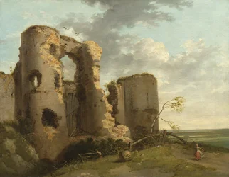 Westtor von Pevensey Castle, Sussex
