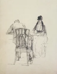 Ein Mann beim Lesen, ca. 1804-30