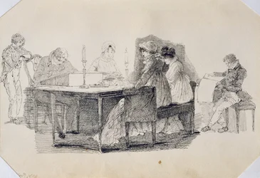 Ein Abend zu Hause, 1804