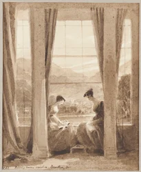 Fenster des Salons, Brathay Hall