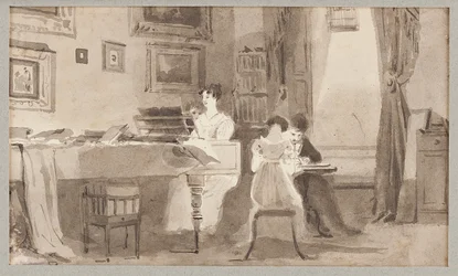 Innenszene, 1826