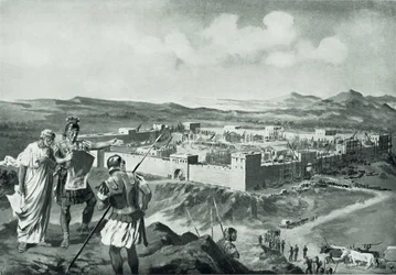 Eine lateinische Kolonie (Lithografie)