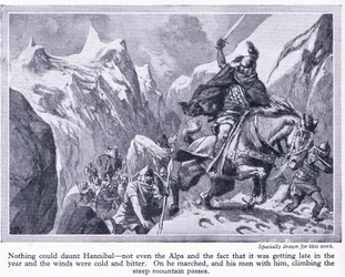 Wie Hannibal die Alpen überquerte, ca. 1950