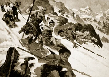 Die Kimbern in den Alpen