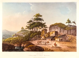 Kalköfen. Eine Ansicht bei Clifton nahe Bristol, Gloucestershire, 1798