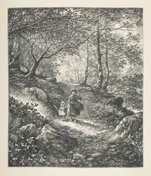 Tafel 26. Spaziergang durch einen Wald, aus 