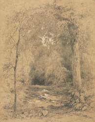 Waldinneres, ca. 1870