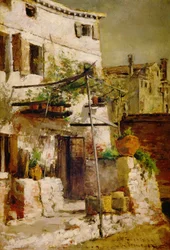 Eine venezianische Szene, 1877