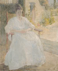 Figur im Sonnenlicht