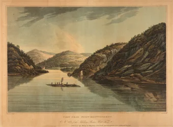 Ansicht in der Nähe von Fort Montgomery (Nr. 18, Hudson River Portfolio)