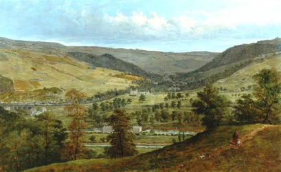 Cragg Vale & Stocks Hall von Broadbottom, 1869