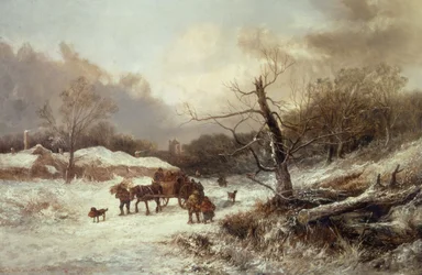Winter an den Grenzen des Sherwood Forest