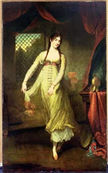 Porträt von Mademoiselle Hilligsberg