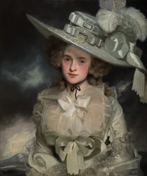 Porträt von Mary Boteler aus Eastry, Kent, 1786