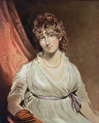 Porträt der ehrenwerten Mrs. Bouverie, graviert von I.R Smith