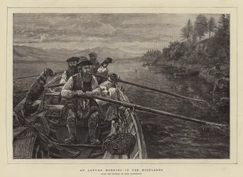 Ein Herbstmorgen in den Highlands