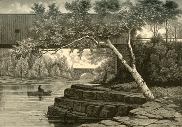 Der Passaic, unterhalb der Little Falls, 1874