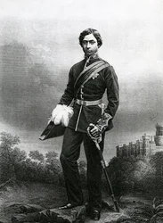 Albert Edward, Prinz von Wales (gestochen von D.J. Pound aus einem Foto, aus 