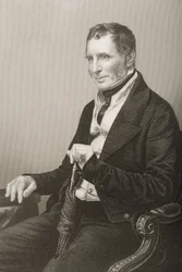 Joseph Warner Henley, graviert von D.J. Pound aus einem Foto, aus 