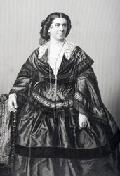 Madame Anna Bishop (1810-84) graviert von D.J. Pound nach einem Foto, aus 