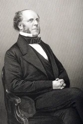 Matthew Talbot Baines, graviert von D.J. Pound, aus 