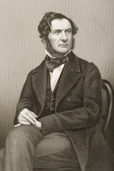 William Ewart Gladstone (1809-98) graviert von D.J. Pound nach einem Foto, aus 