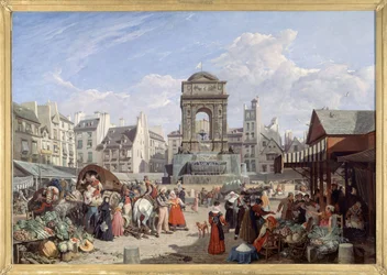Der Markt und der Brunnen der Unschuldigen