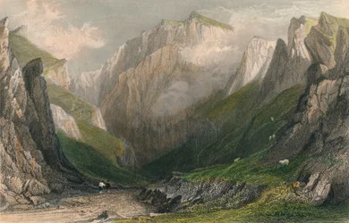 Tal der Winnets, Derbyshire, 1837