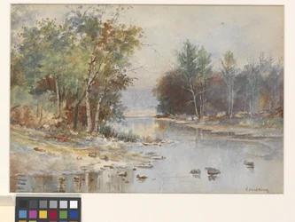 Ohne Titel (Bach im Herbst)