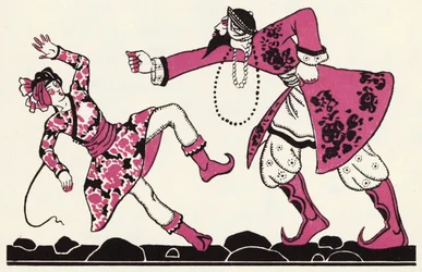 Verzierung für Die Geschichte von Aladdin und der Wunderlampe