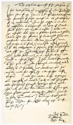 Brief von John Knox an Sir Nicholas Throgmorton, 6. August 1561