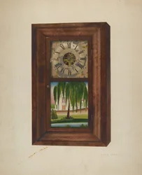 Bemalte Uhr, 1940