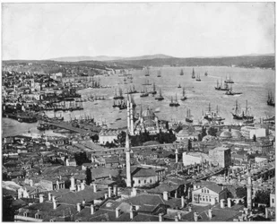 Konstantinopel und der Bosporus, Türkei, spätes 19. Jahrhundert