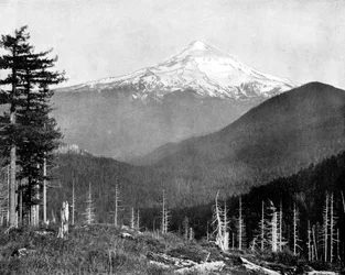 Mount Hood, Oregon, USA, 1893