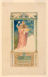 Entwurf für ein Gedenkfenster