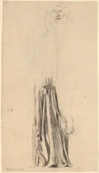Studie für Moses - Trinity Church, Boston